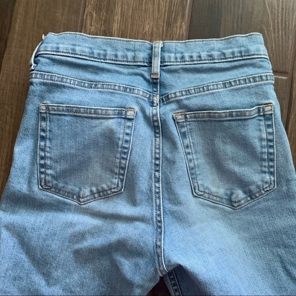 Everlane High Rise Skinny Jeans Light Wash Sz 26 - Picture 6 of 9
